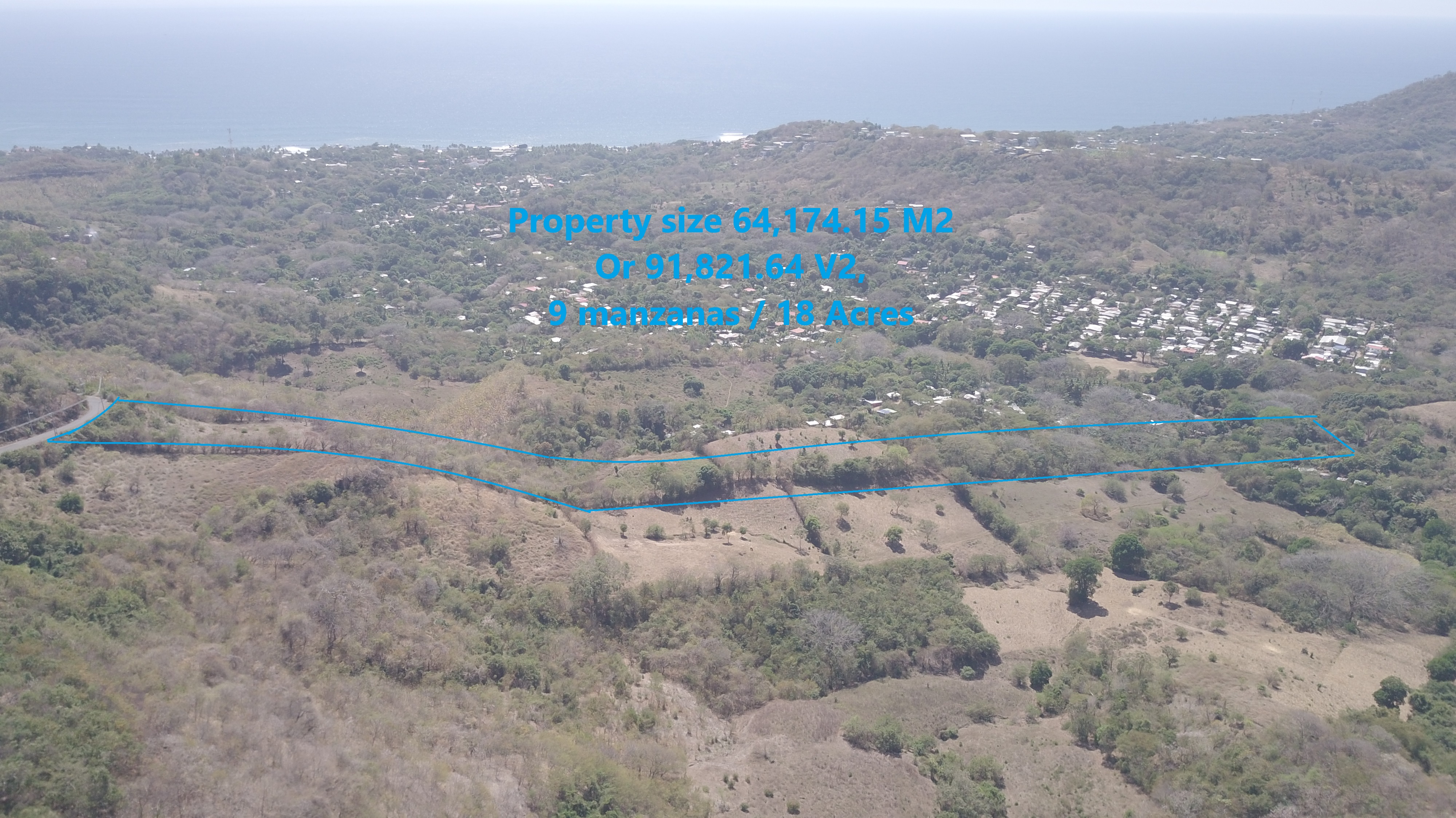 20 ACRES-10 MANZANAZ OF LAND 3 MINUTES FROM EL TUNCO